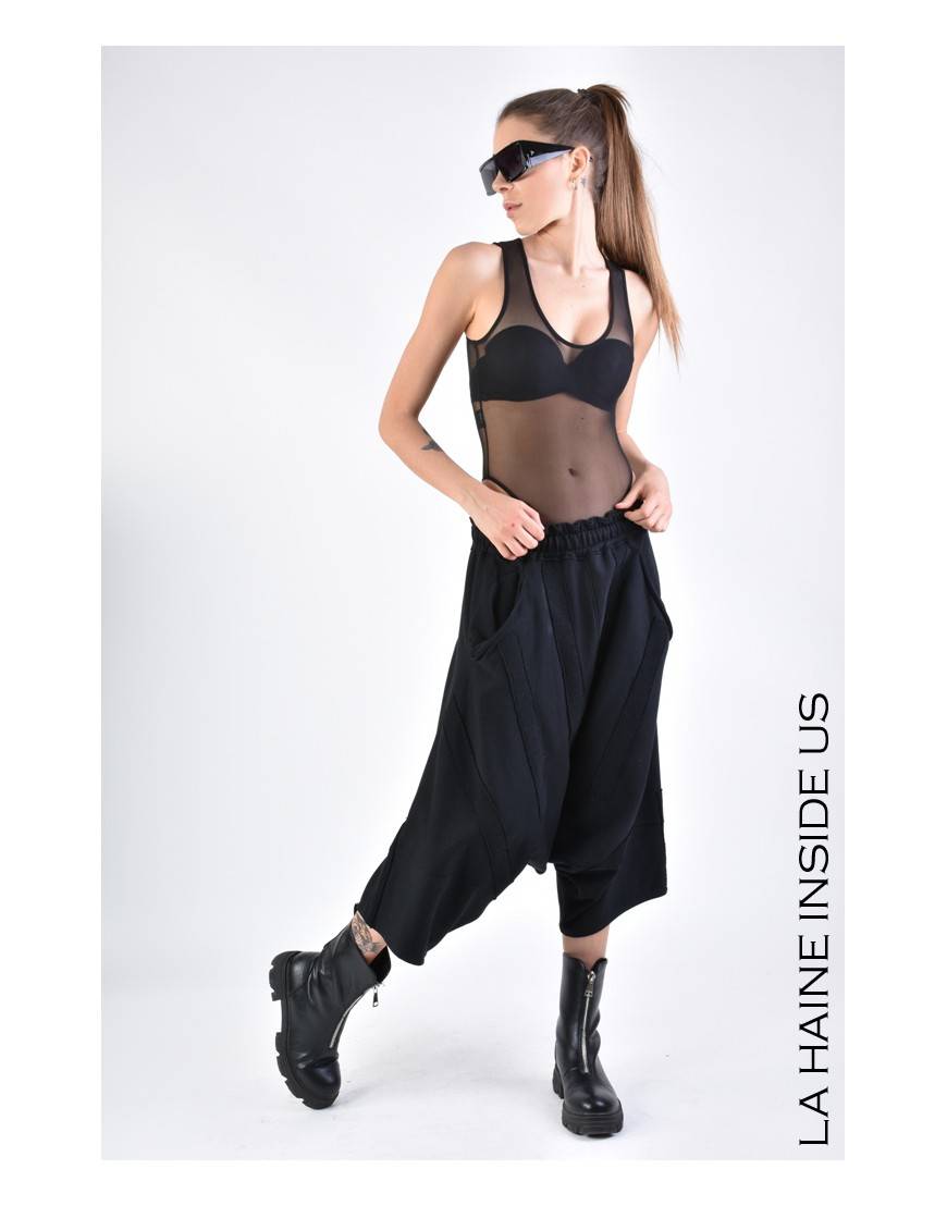 La Haine Inside Us 3M LM127 BERMUDA UNISEX D Nero