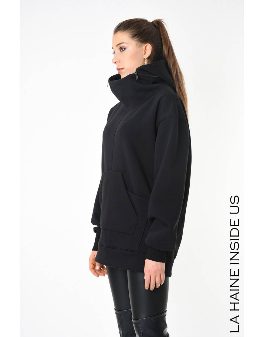 La Haine Inside Us 3M LM201 FELPA UNISEX D Nero