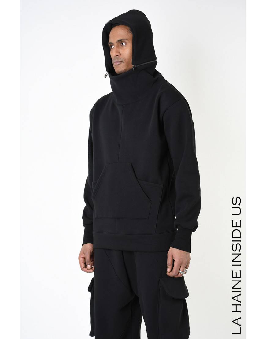 La Haine Inside Us 3M LM201 FELPA UNISEX U Nero