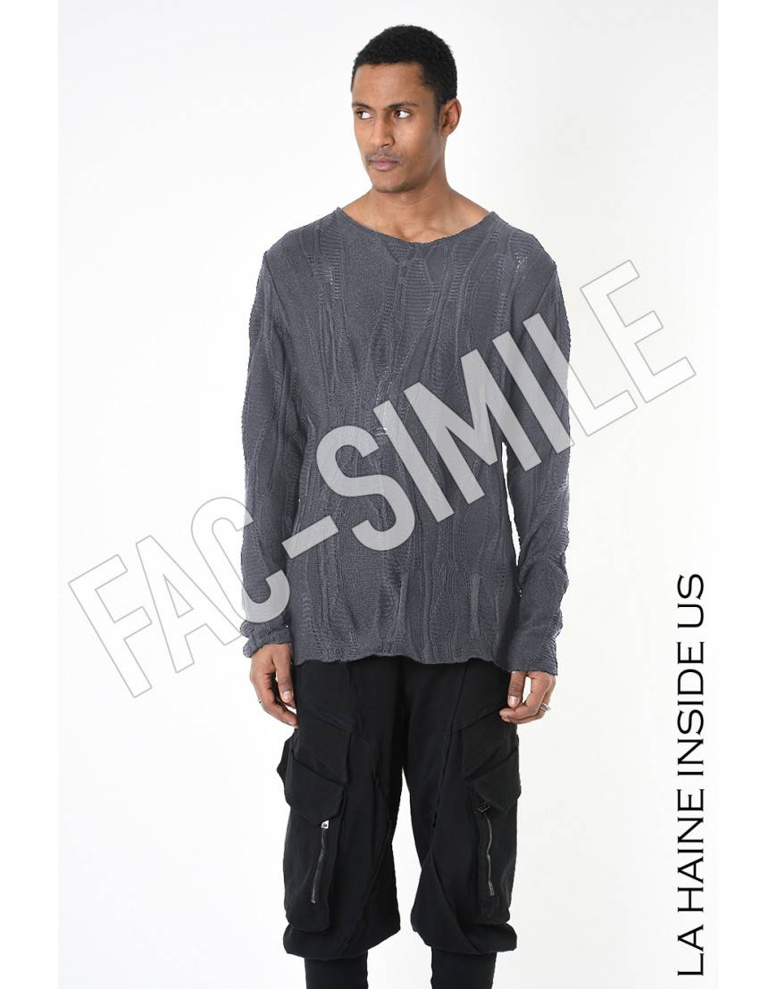 La haine inside us 3M LM243 MAGLIA Grigio