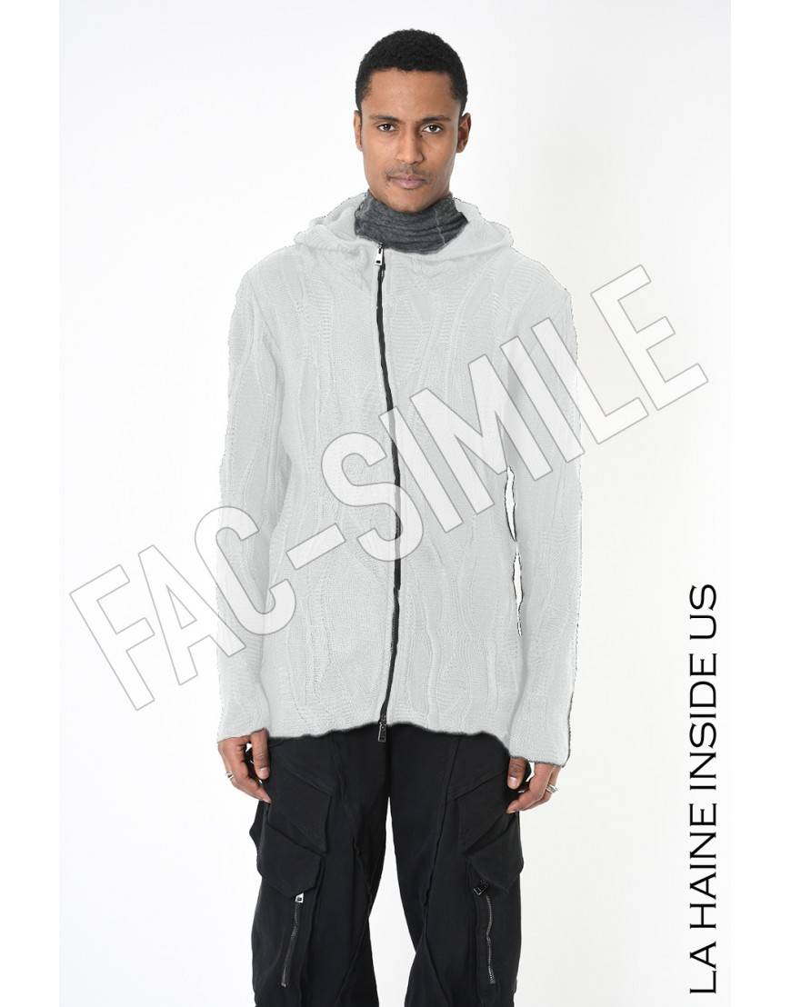 La haine inside us 3M LM244 FELPA Bianco