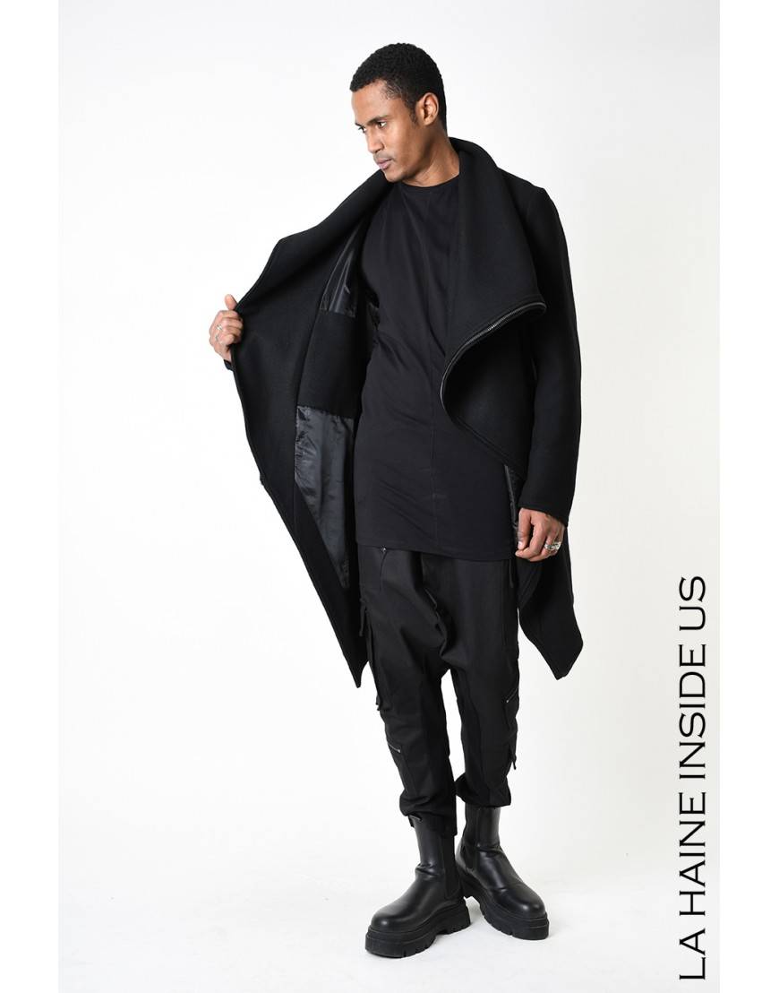 La Haine Inside Us 3P LM239 CAPPOTTO Nero