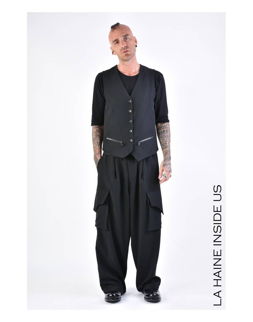 La Haine Inside Us 3R LM123 GILET Nero