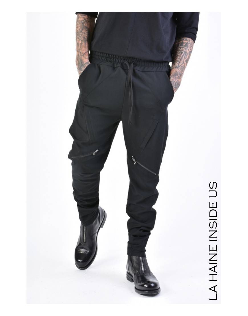 La haine inside us 3R LM126 PANTALONE Nero