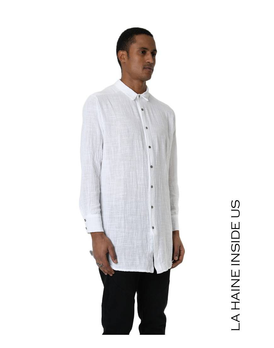 La Haine Inside Us 3V LM114 CAMICIA Bianco