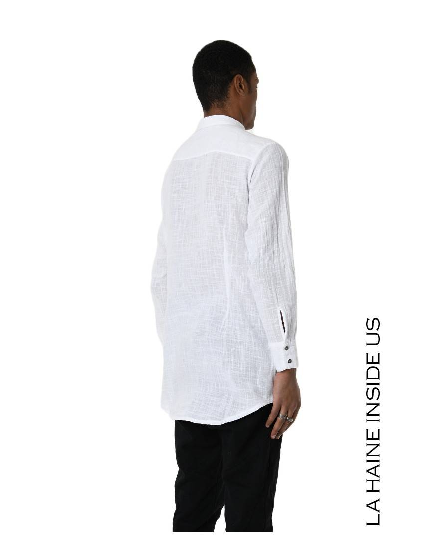 La Haine Inside Us 3V LM114 CAMICIA Bianco