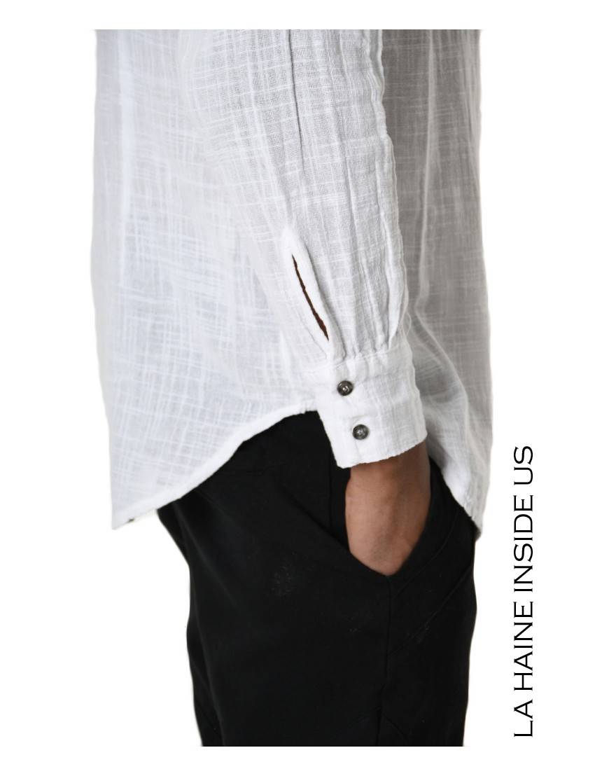 La Haine Inside Us 3V LM116 CAMICIA Bianco
