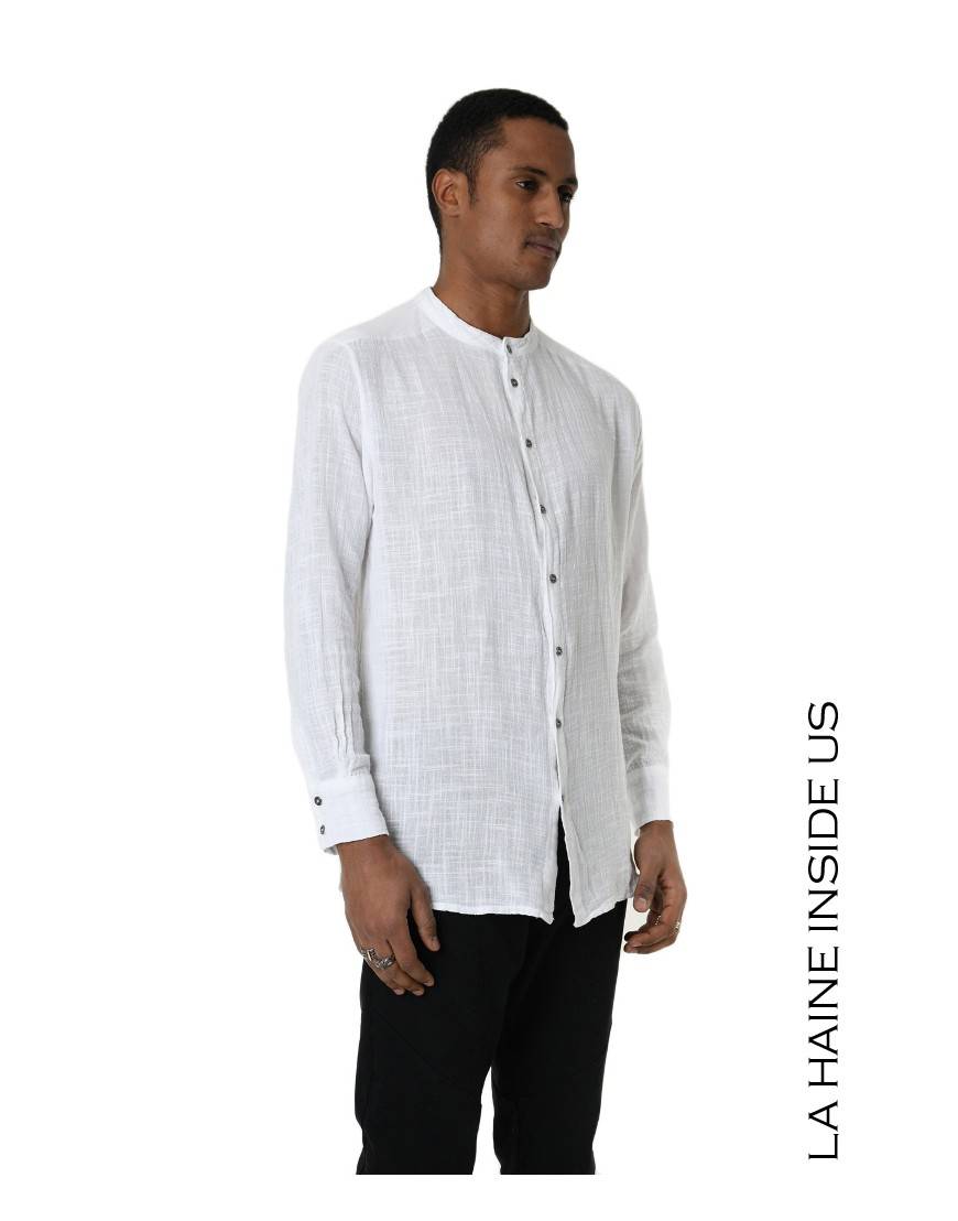 La Haine Inside Us 3V LM118 CAMICIA Bianco