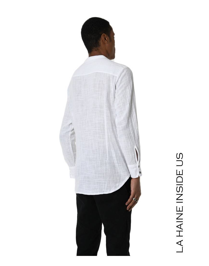 La Haine Inside Us 3V LM118 CAMICIA Bianco