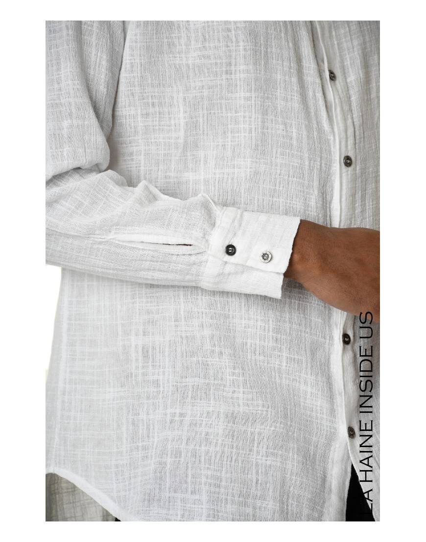 La Haine Inside Us 3V LM118 CAMICIA Bianco