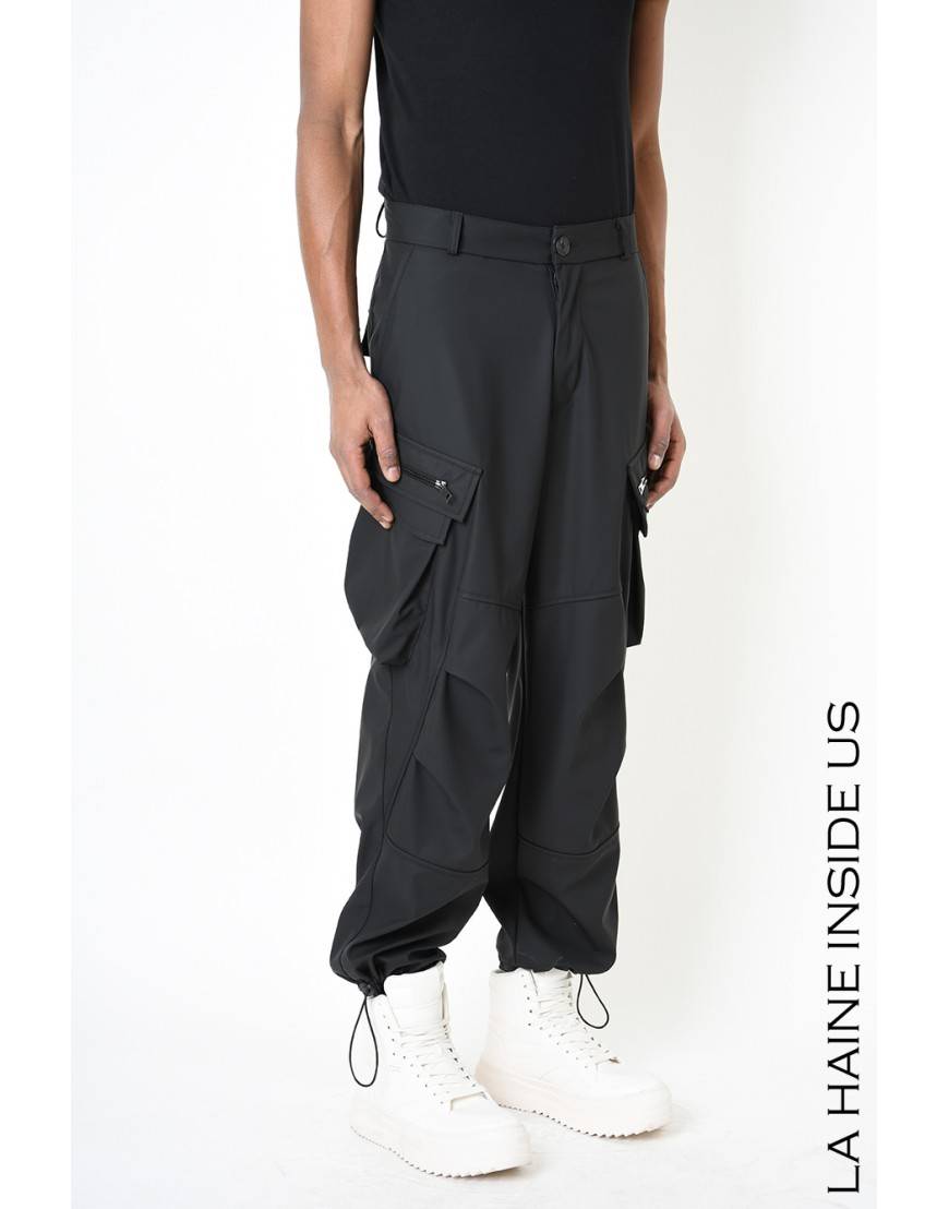 La Haine Inside Us 3Z LM147 PANTALONE Nero
