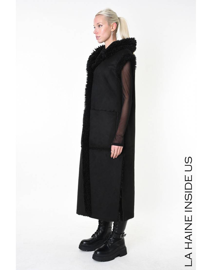 La Haine Inside Us 4- LW860 GILET UNISEX D Nero