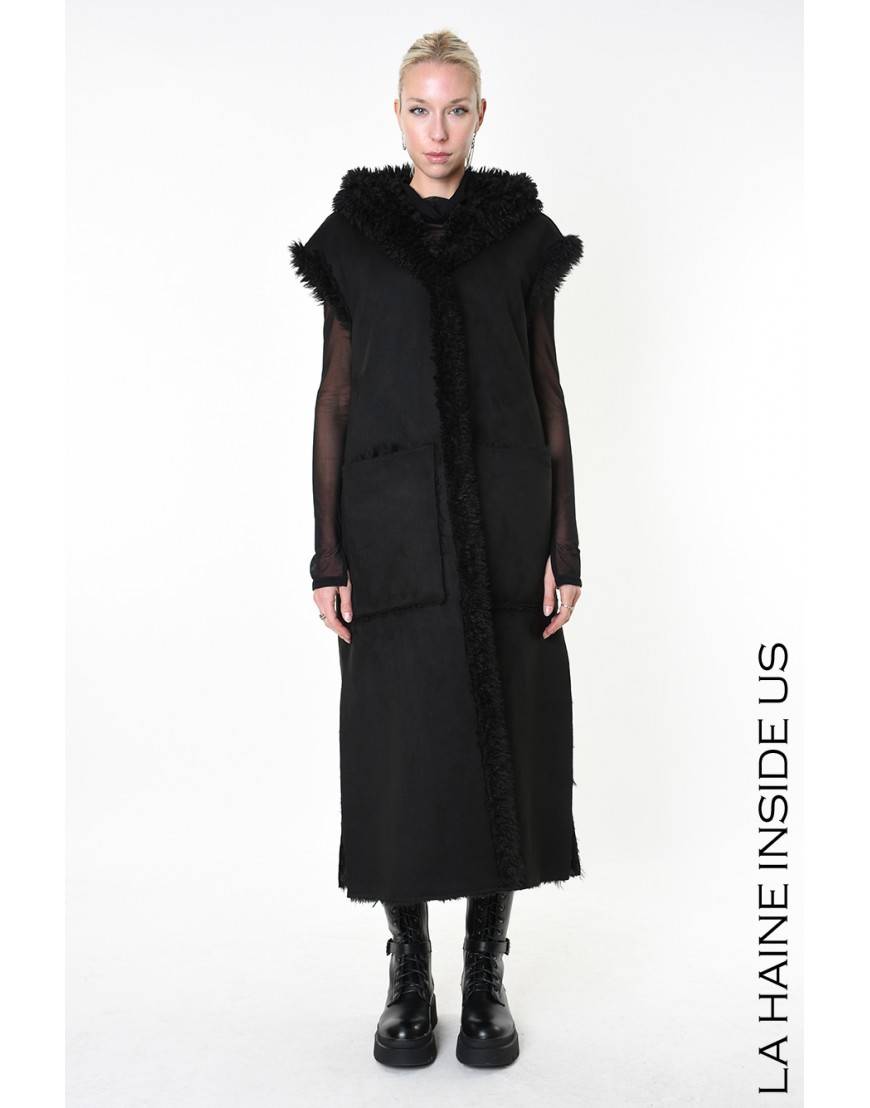 La Haine Inside Us 4- LW860 GILET UNISEX D Nero