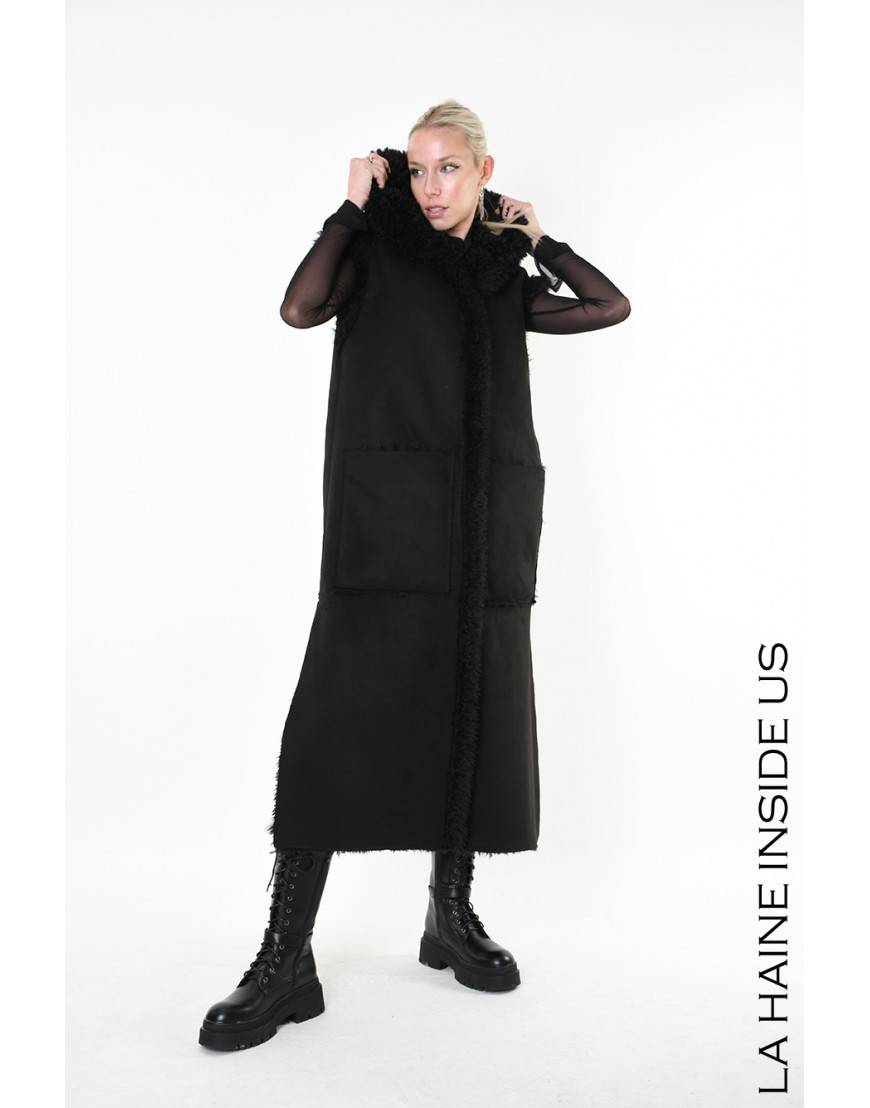 La Haine Inside Us 4- LW860 GILET UNISEX D Nero