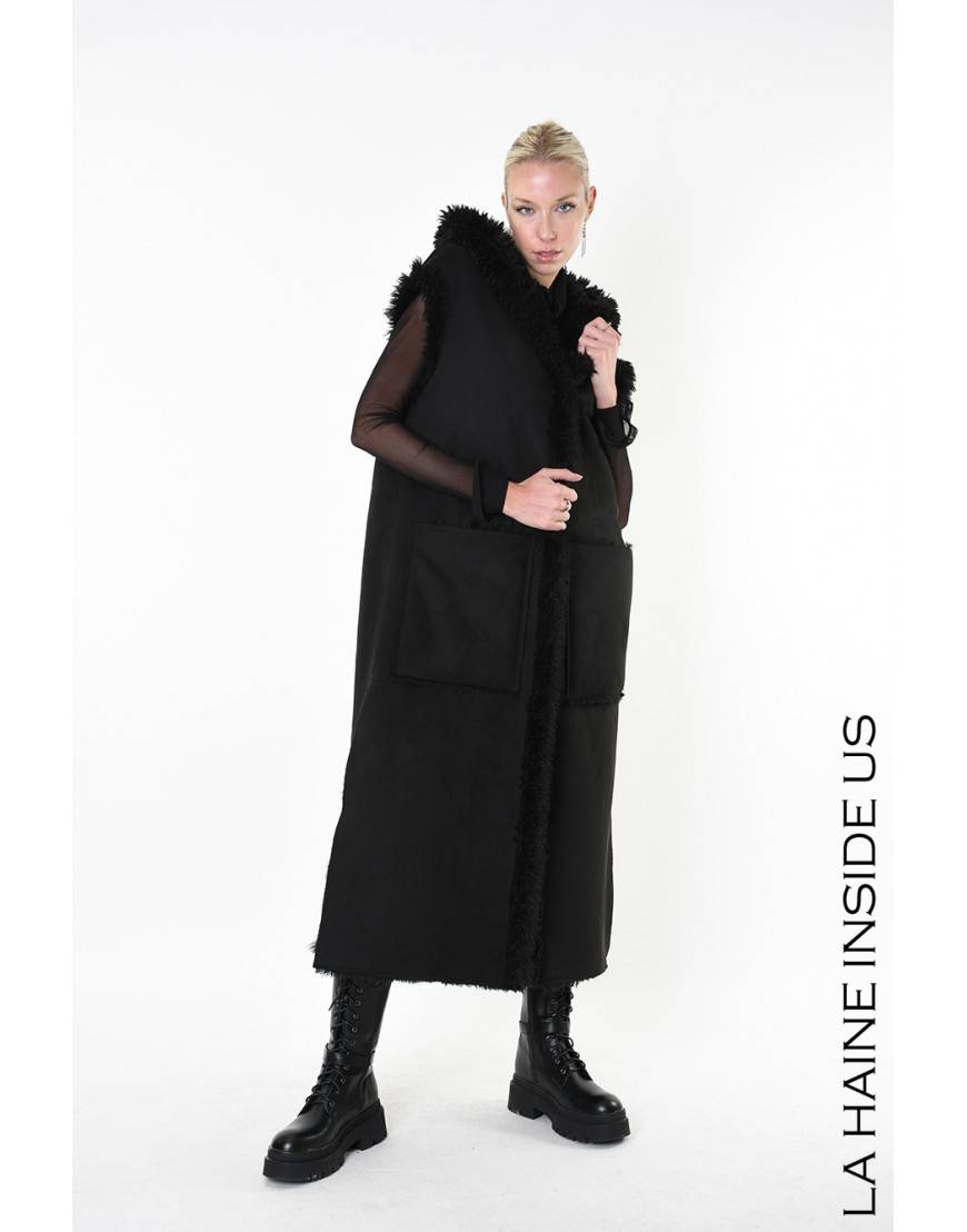 La haine inside us 4- LW860 GILET UNISEX D Nero