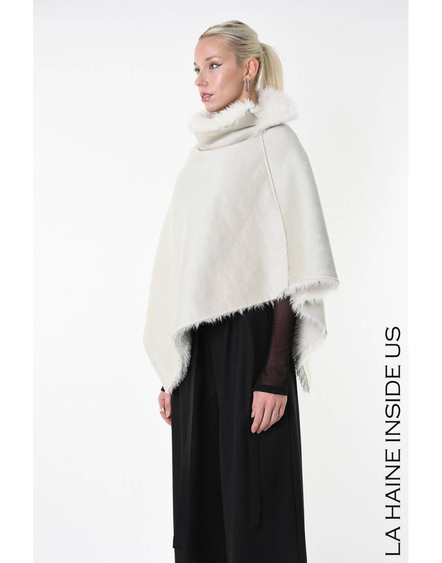 La Haine Inside Us 4- LW862 PONCHO UNISEX D Ice