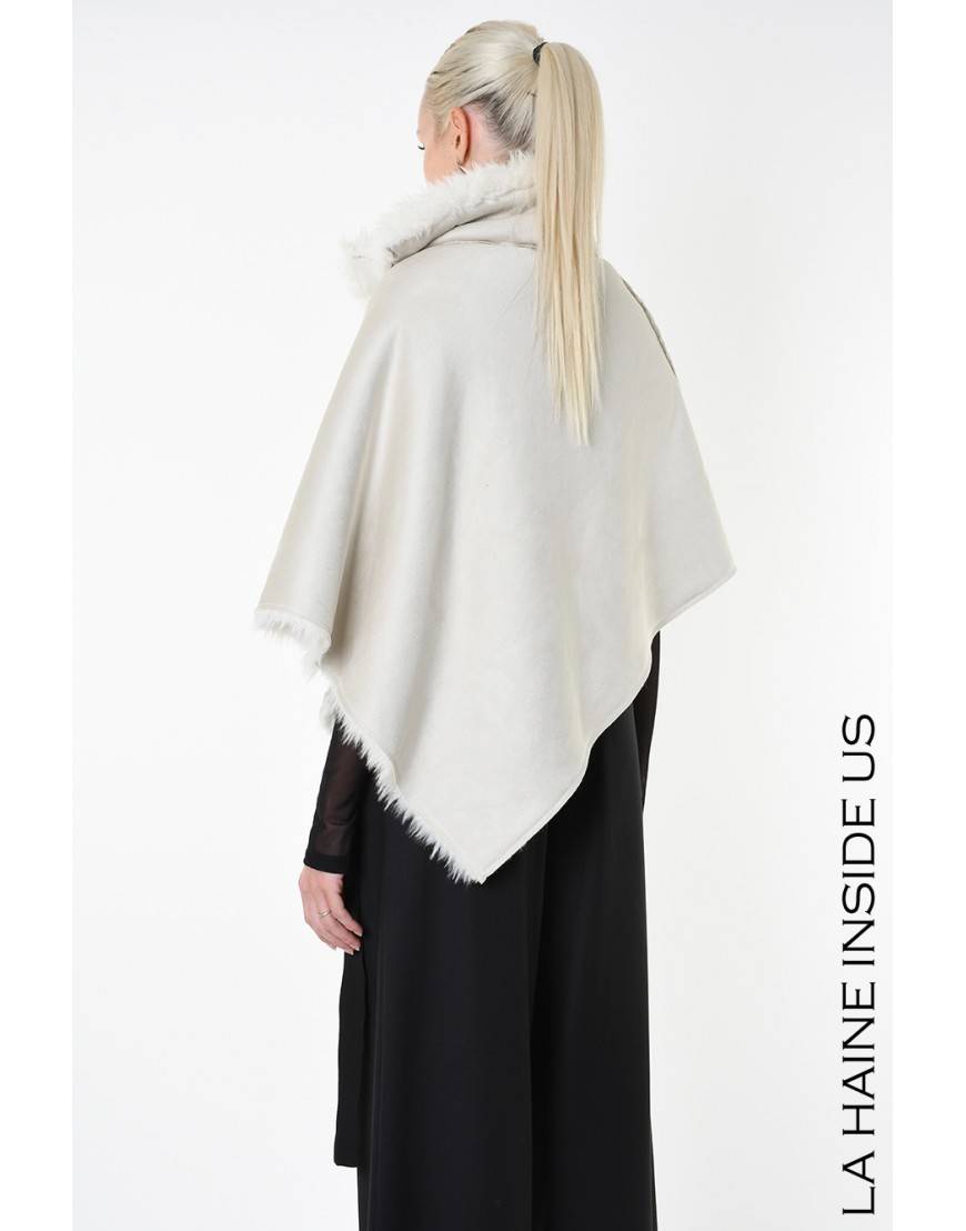 La Haine Inside Us 4- LW862 PONCHO UNISEX D Ice