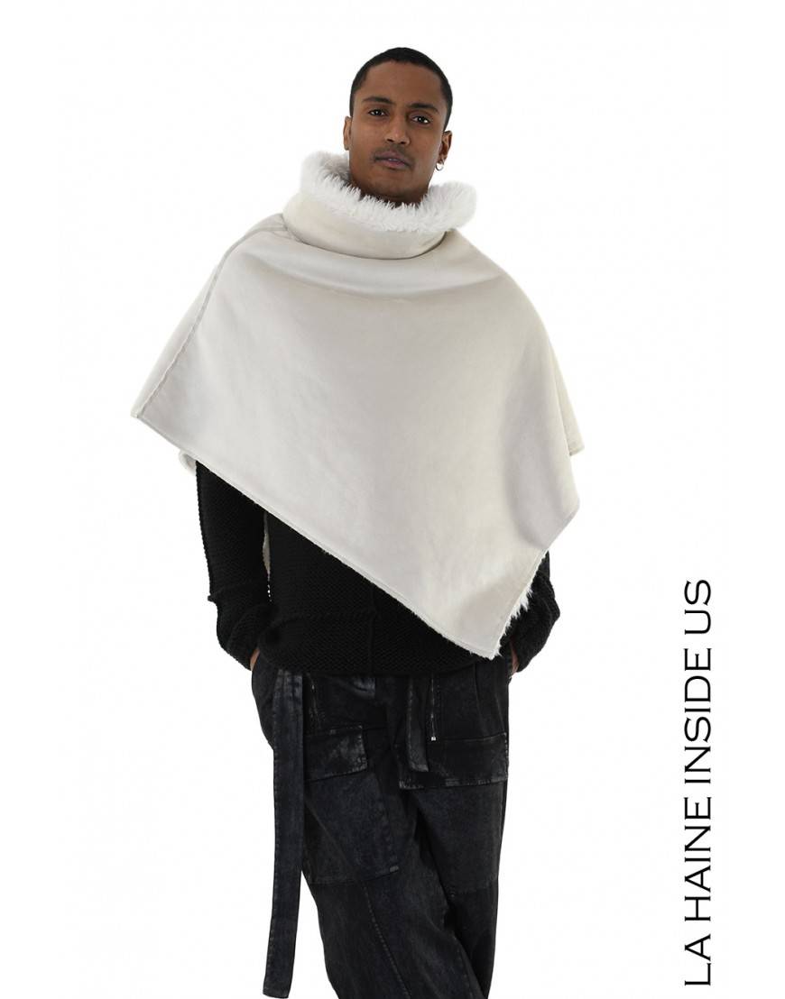 La haine inside us 4- LW862 PONCHO UNISEX U Ice