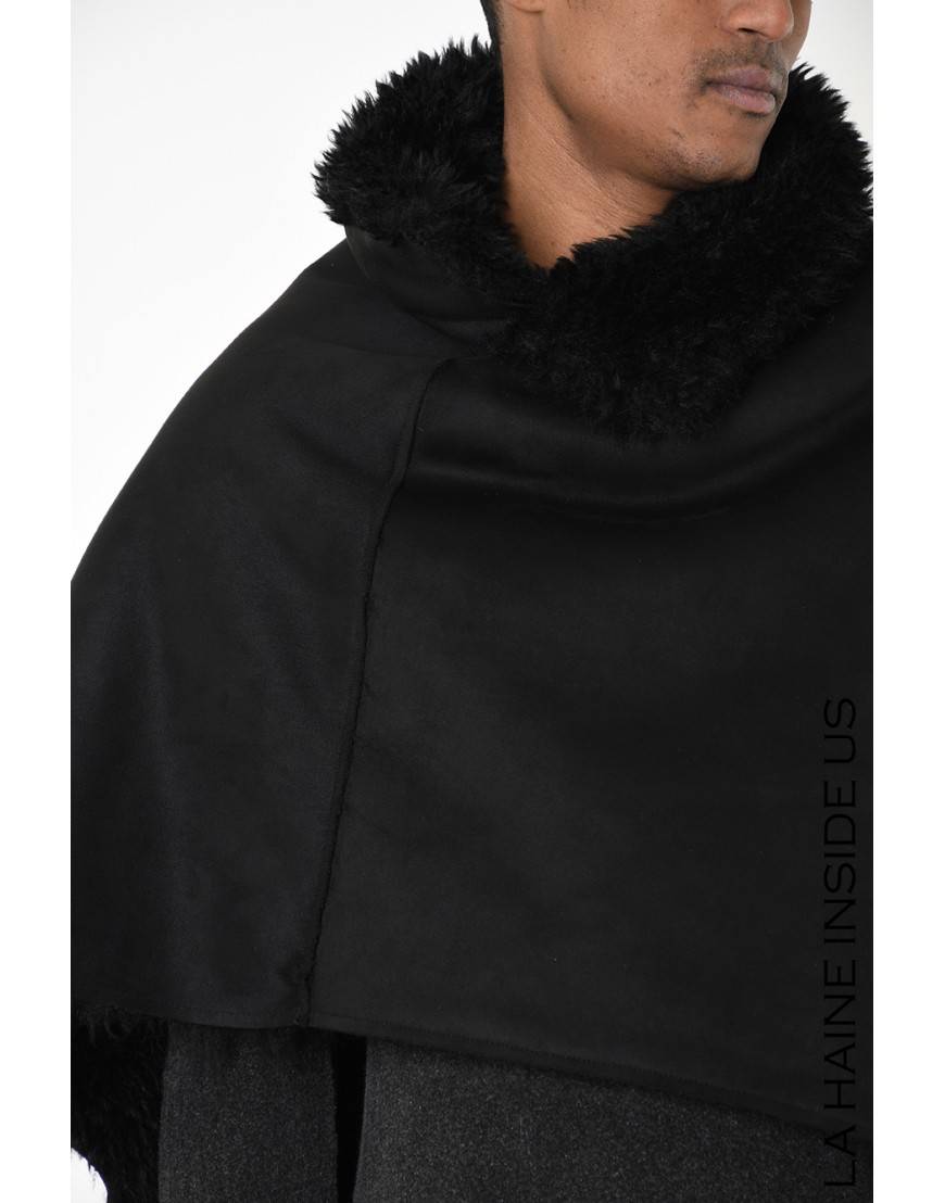 La Haine Inside Us 4- LW862 PONCHO UNISEX U Nero