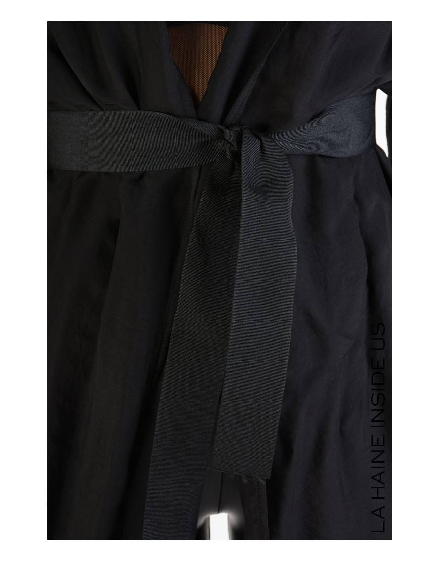 La Haine Inside Us 4B LW581 CARDIGAN Nero