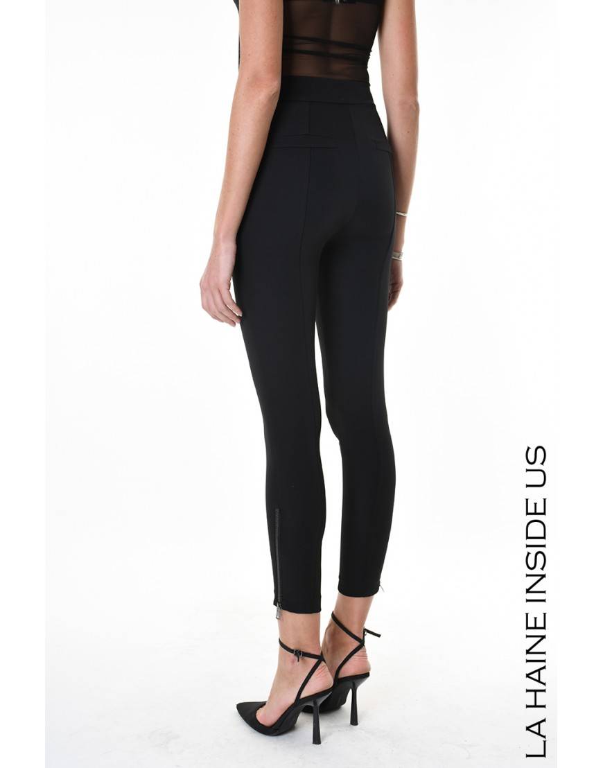 La Haine Inside Us 4B LW634 PANTALONE Nero