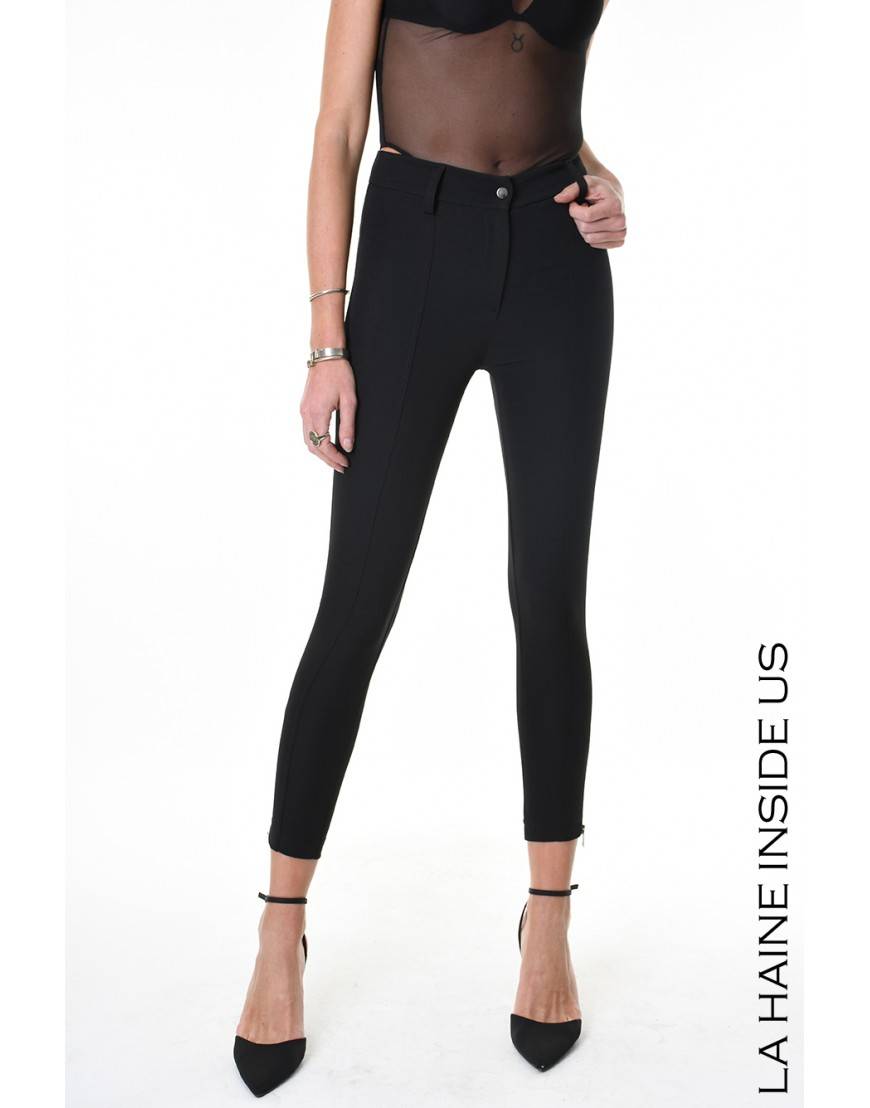 La haine inside us 4B LW634 PANTALONE Nero