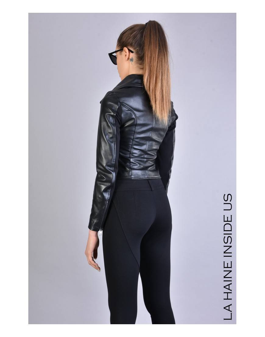 La Haine Inside Us 4B LW635 GIACCA Nero