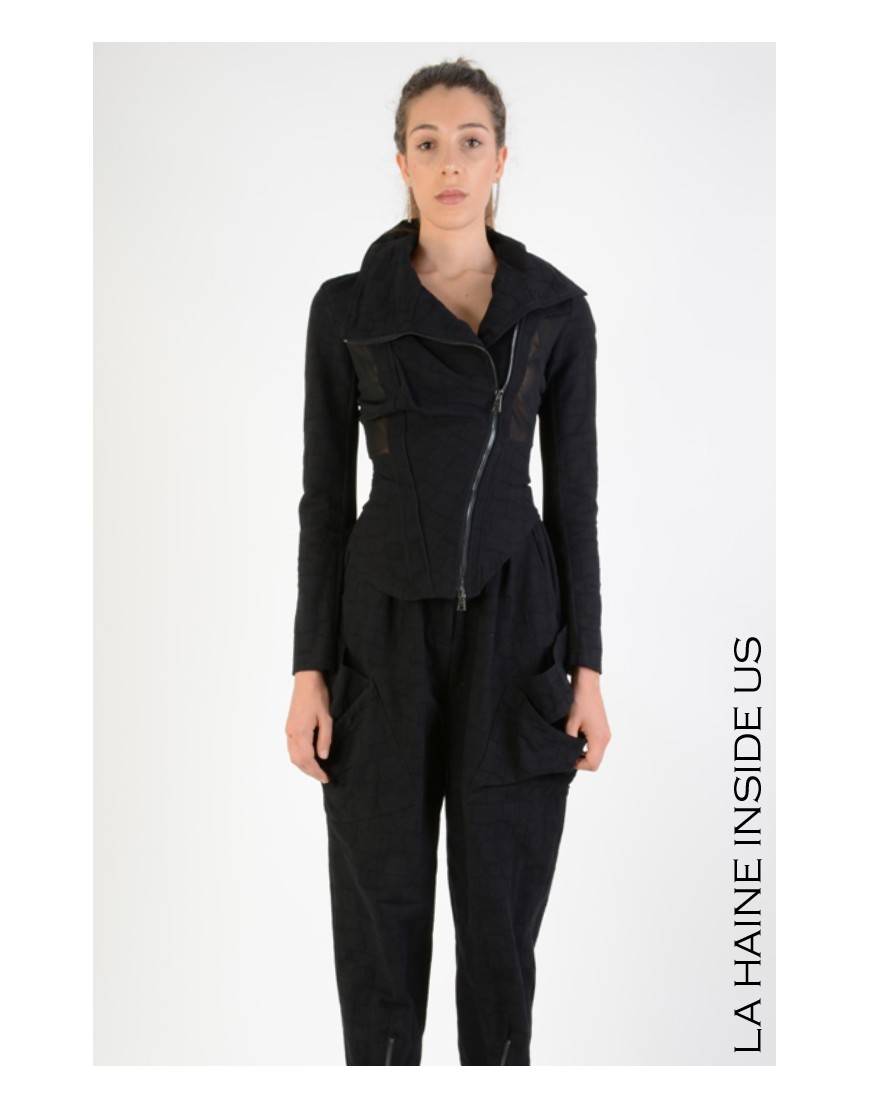 La Haine Inside Us 4B LW656 GIACCA Nero