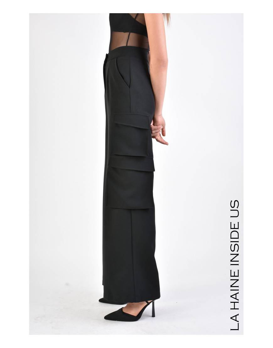 La Haine Inside Us 4B LW671 PANTALONE Nero