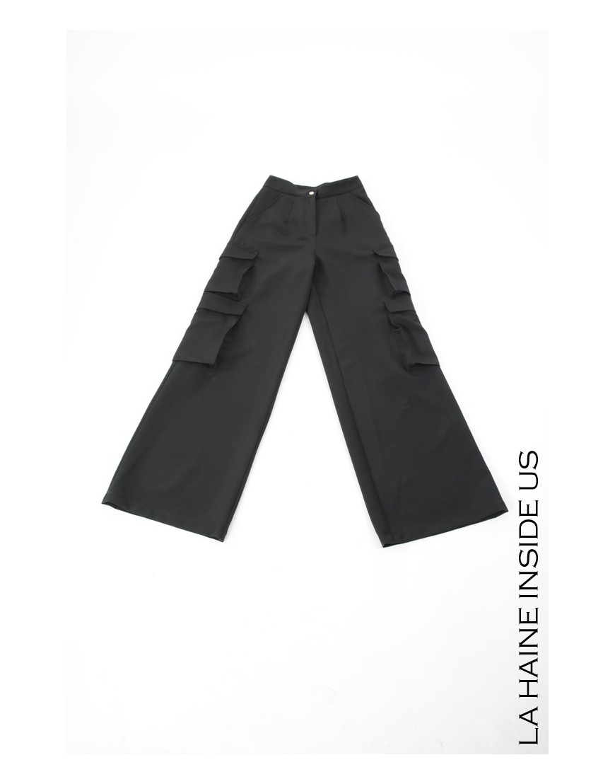 La Haine Inside Us 4B LW671 PANTALONE Nero