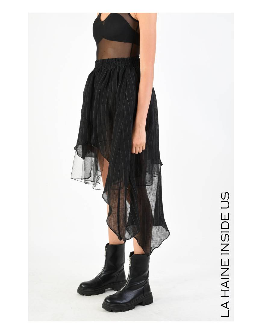 La Haine Inside Us 4B LW683 GONNA Nero