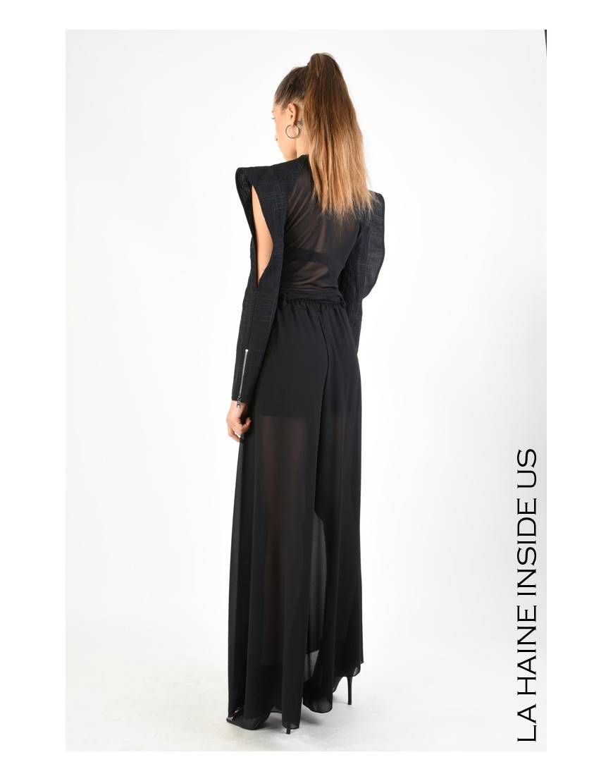 La Haine Inside Us 4B LW684 GIACCA Nero