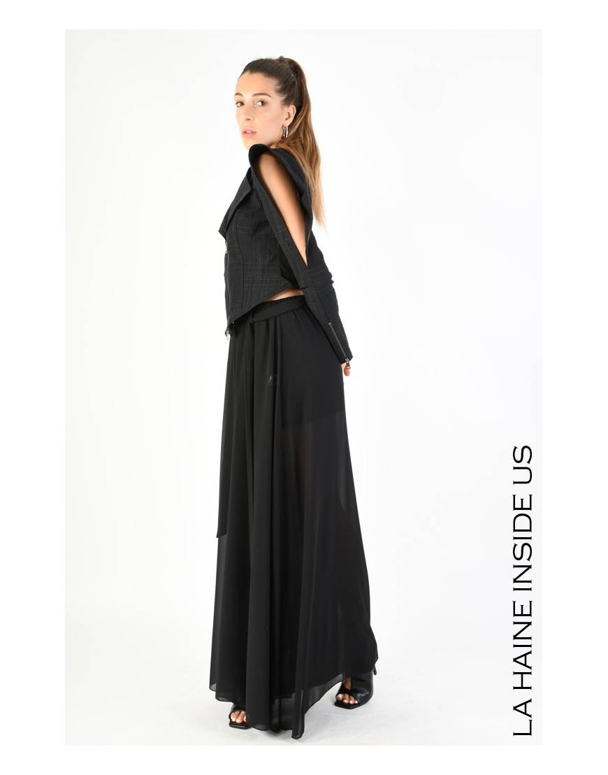 La Haine Inside Us 4B LW684 GIACCA Nero