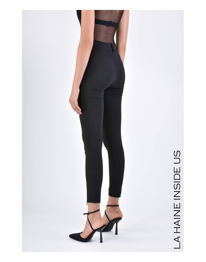 La Haine Inside Us 4B LW693 PANTALONE Nero