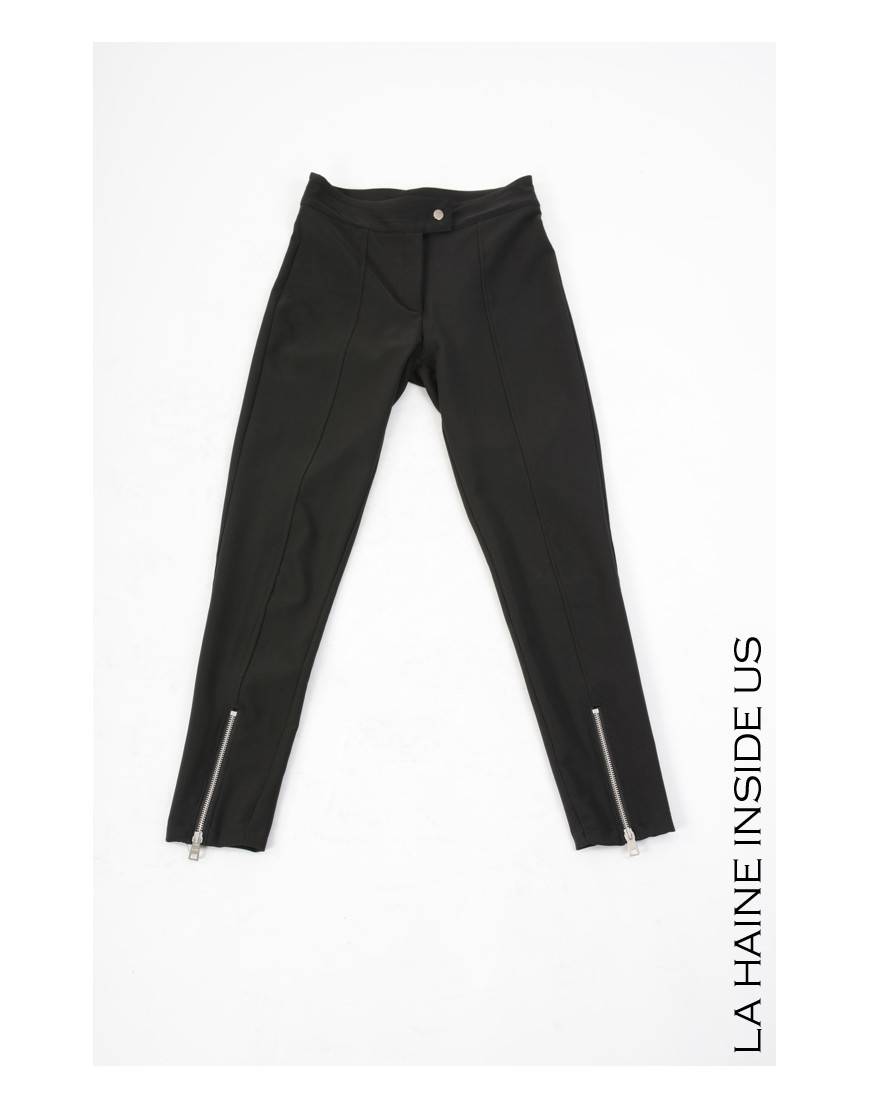 La Haine Inside Us 4B LW693 PANTALONE Nero