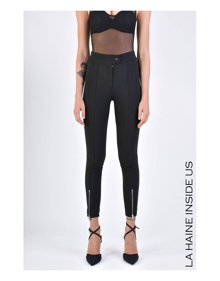 La haine inside us 4B LW693 PANTALONE Nero