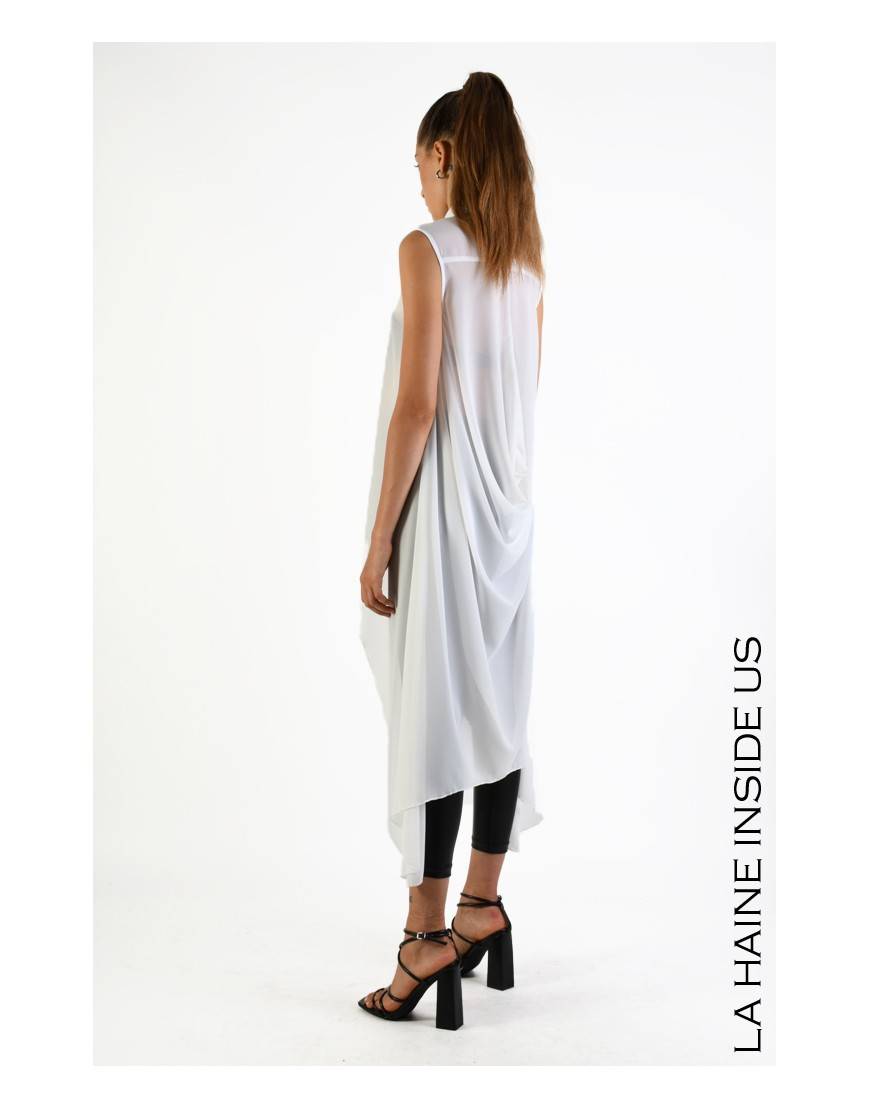 La Haine Inside Us 4B LW698 CAMICIA Bianco