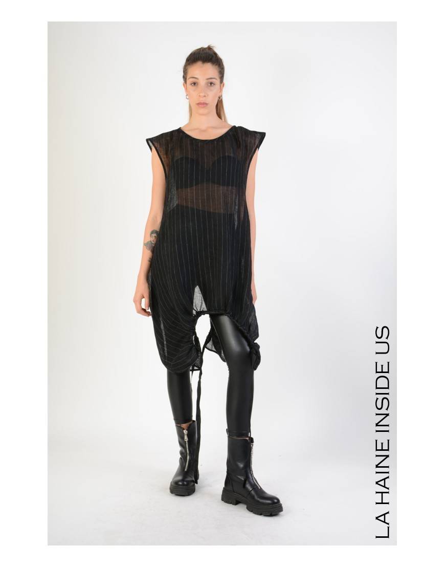 La Haine Inside Us 4B LW701 BLUSA Nero