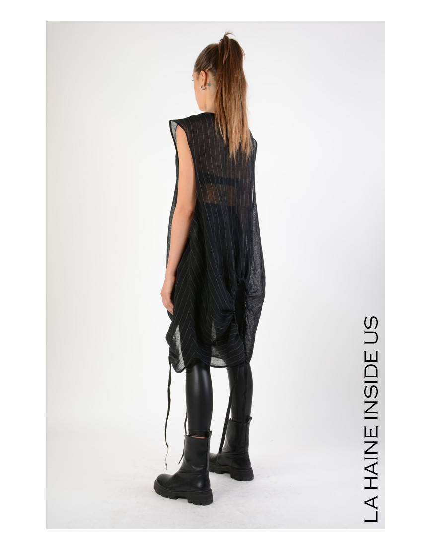 La Haine Inside Us 4B LW701 BLUSA Nero