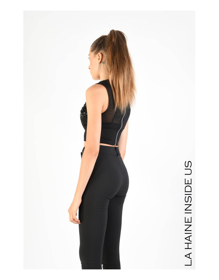 La Haine Inside Us 4B LW721 TOP Nero