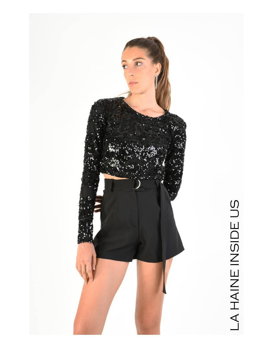 La haine inside us 4B LW751 T-SHIRT Nero