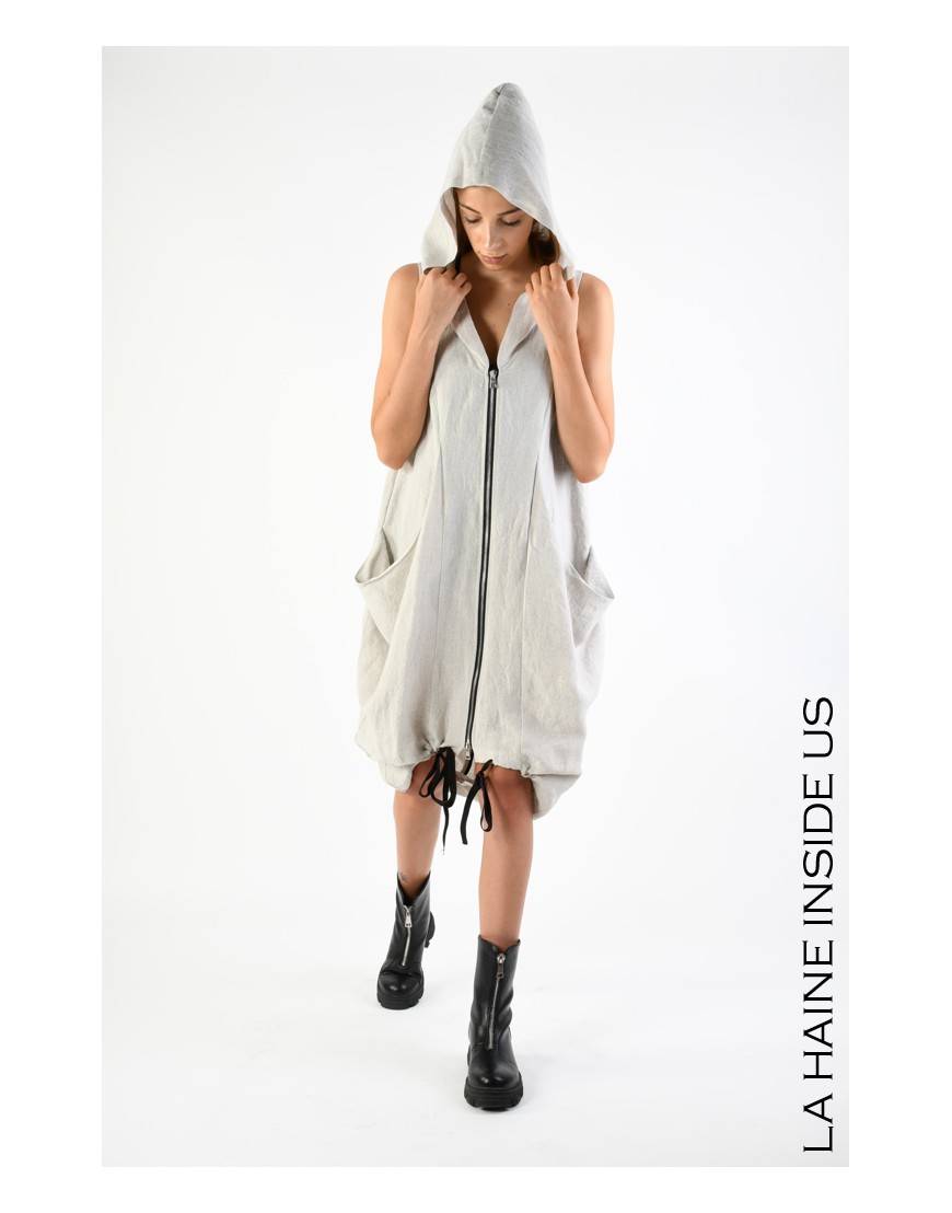 La Haine Inside Us 4B LW782 ABITO/GILET Sabbia