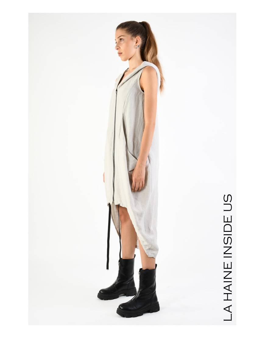 La Haine Inside Us 4B LW782 ABITO/GILET Sabbia