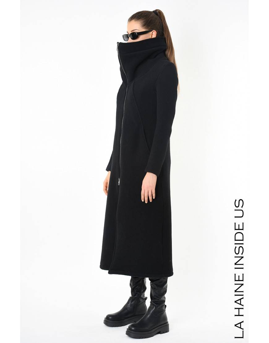 La Haine Inside Us 4B LW798 CAPPOTTO Nero