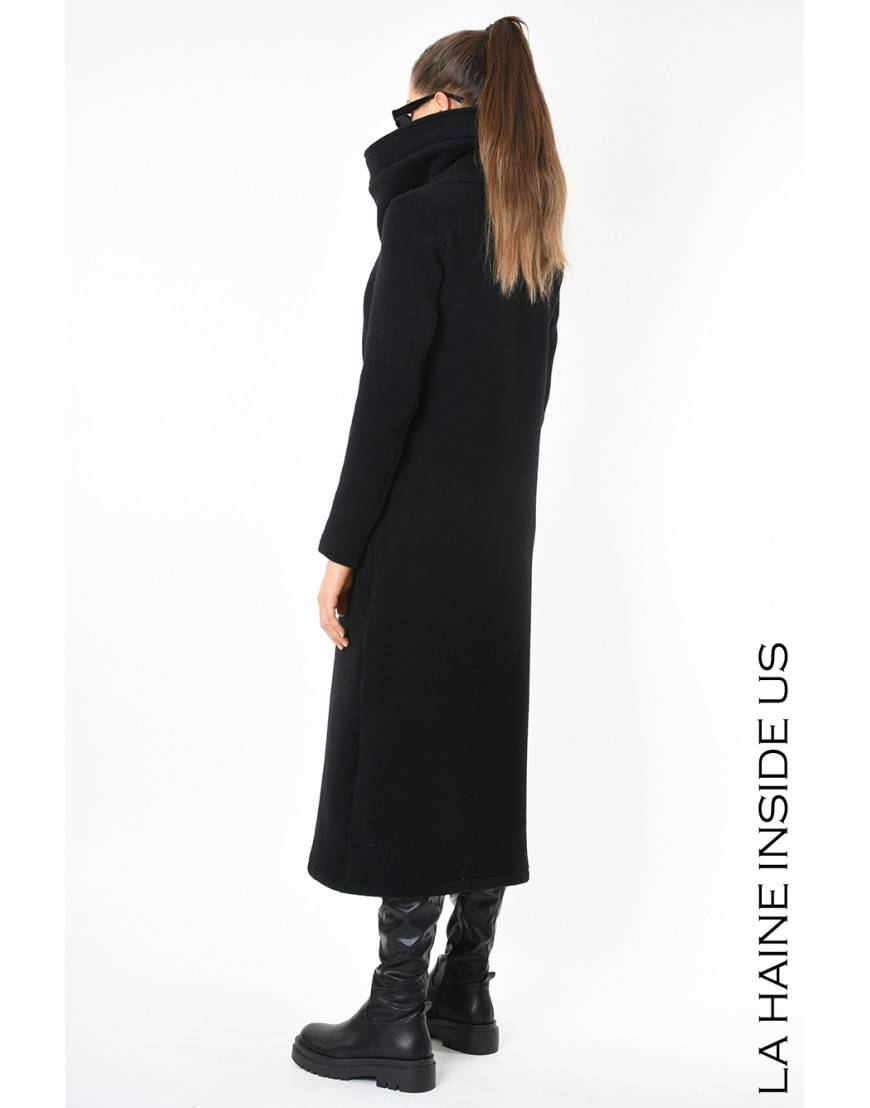 La Haine Inside Us 4B LW798 CAPPOTTO Nero