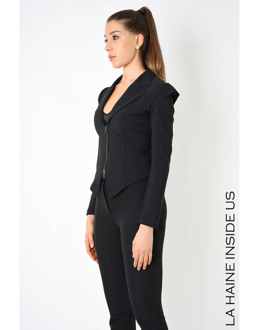 La Haine Inside Us 4B LW805 GIACCA Nero