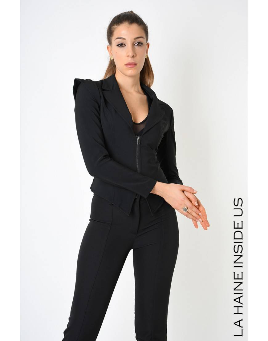 La Haine Inside Us 4B LW805 GIACCA Nero