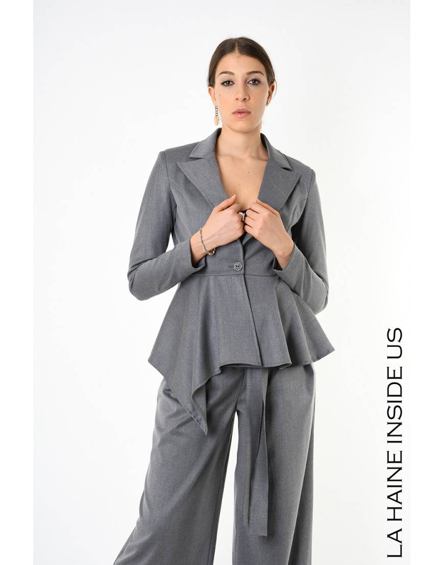 La Haine Inside Us 4B LW828 GIACCA Grigio