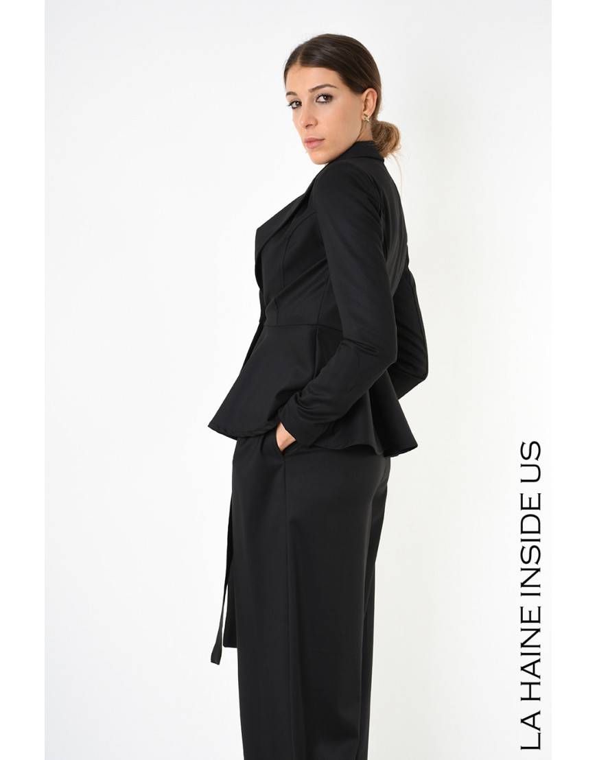 La Haine Inside Us 4B LW828 GIACCA Nero