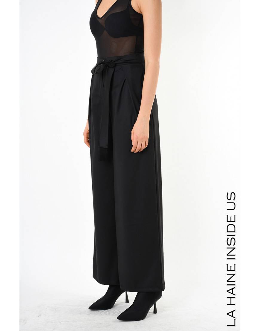 La Haine Inside Us 4B LW829 PANTALONE Nero